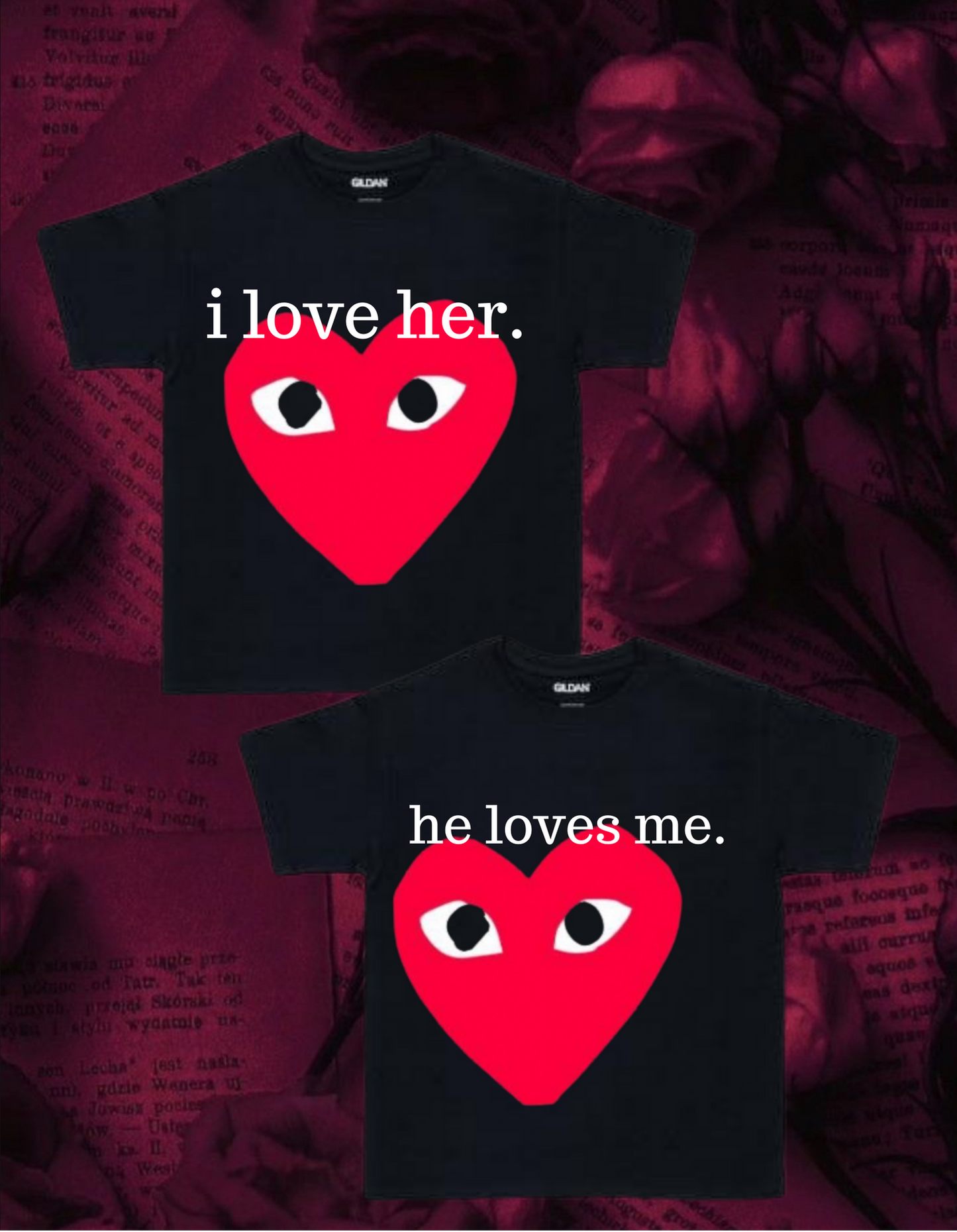 I love You Couple Tees