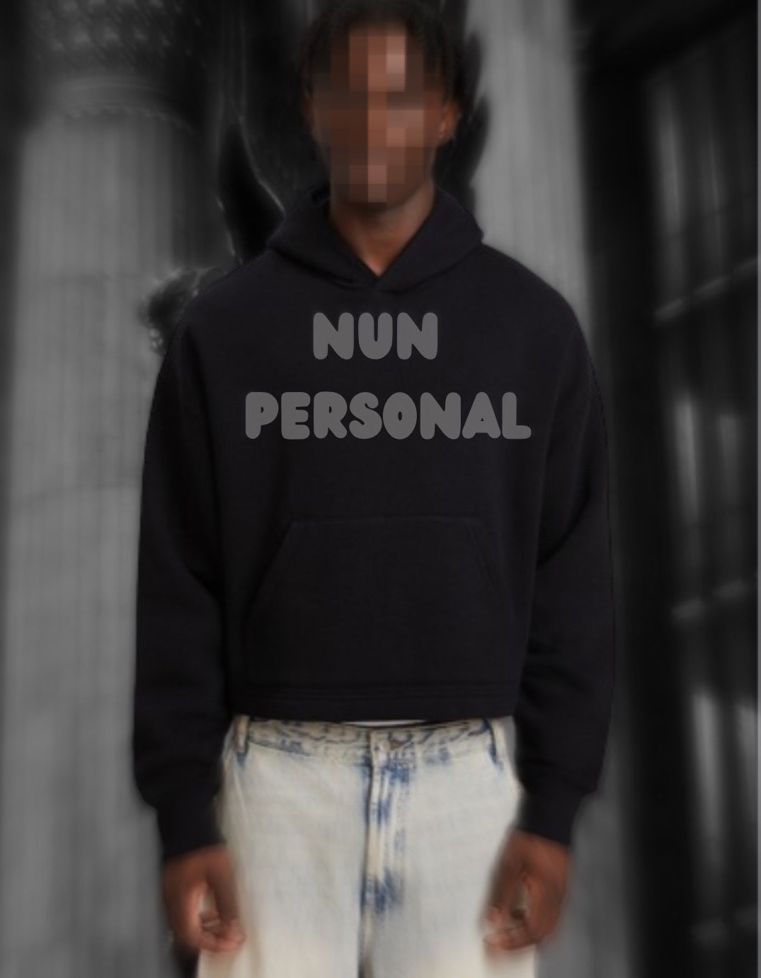 Nun Personal Cropped Hoodie